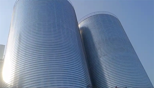 汉滨2座混凝土高架卷板仓